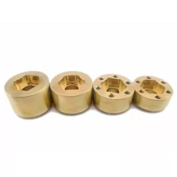 Side view of the brass crawler wheel spacer for 1.9" beadlock rims